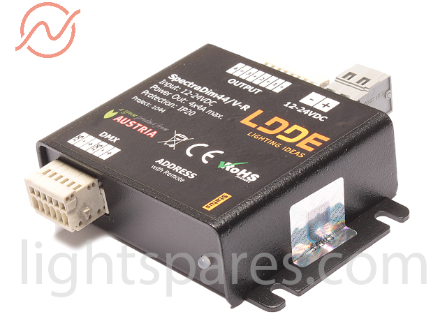 LDDE SpectraDim44/V-B LED Controller, 4x4A, Remote