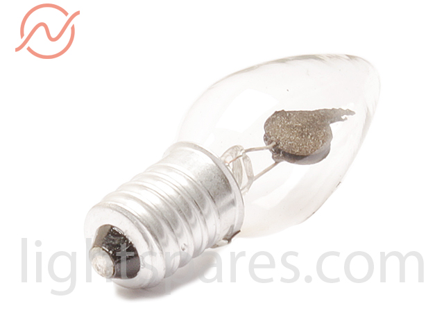 Flackerlampe 230V 3W [E14] Kerzenform