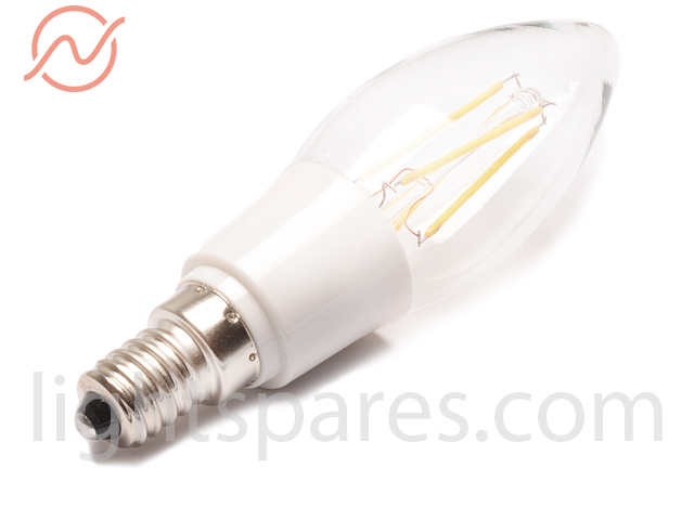 LED Filament Kerze klar 3W/927 [E14] VOSLA