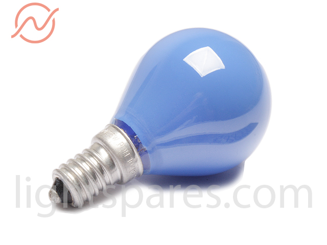 Glühlampe - Tropfenform 25W blau [E14]