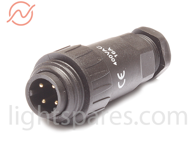Stecker - Amphenol 4pol Kabelstecker, 6,5mm