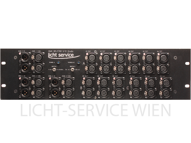 LichtService - DMX Splitter 3/12 Studio